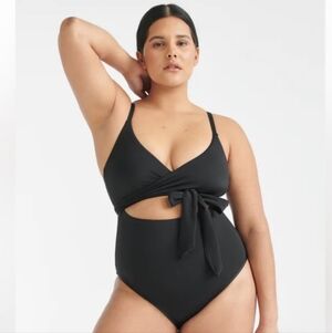 Knix Tie front One piece Swimsuit  size XXXL+